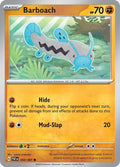 2024 Pokemon: SV: Paldean Fates (PAF) - Barboach (#050/091, Common) (Reverse Holofoil, Near Mint)