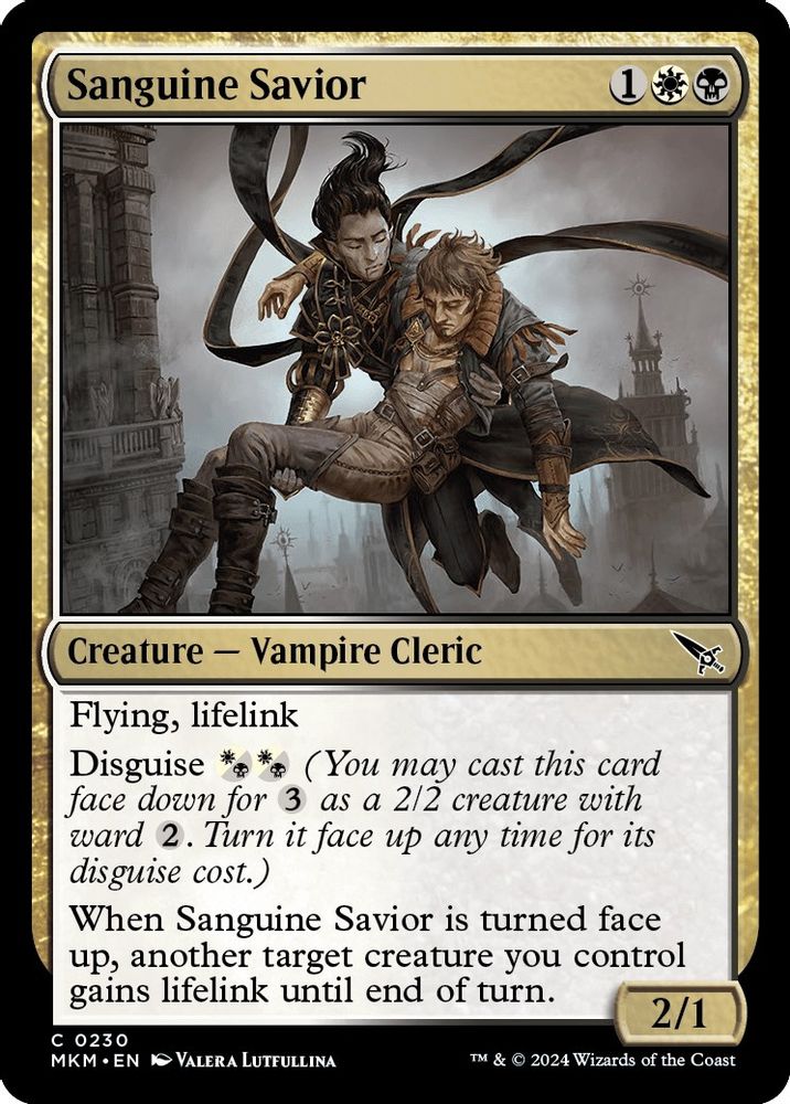 2024 Magic: The Gathering: Murders at Karlov Manor (MKM) - Sanguine Savior (#230, Common)