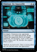 2024 Magic: The Gathering: Murders at Karlov Manor (MKM) - Eliminate the Impossible (#54, Uncommon)