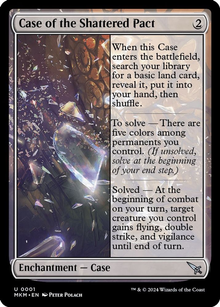 2024 Magic: The Gathering: Murders at Karlov Manor (MKM) - Case of the Shattered Pact (#1, Uncommon)