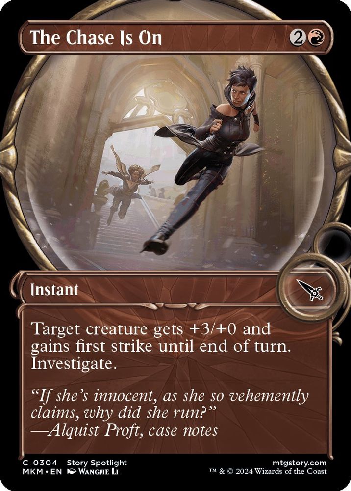 2024 Magic: The Gathering: Murders at Karlov Manor (MKM) - The Chase Is On Showcase (#304, Common) (, Near Mint)