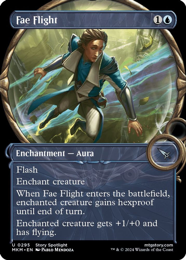 2024 Magic: The Gathering: Murders at Karlov Manor (MKM) - Fae Flight Showcase (#295, Uncommon) (, Near Mint)