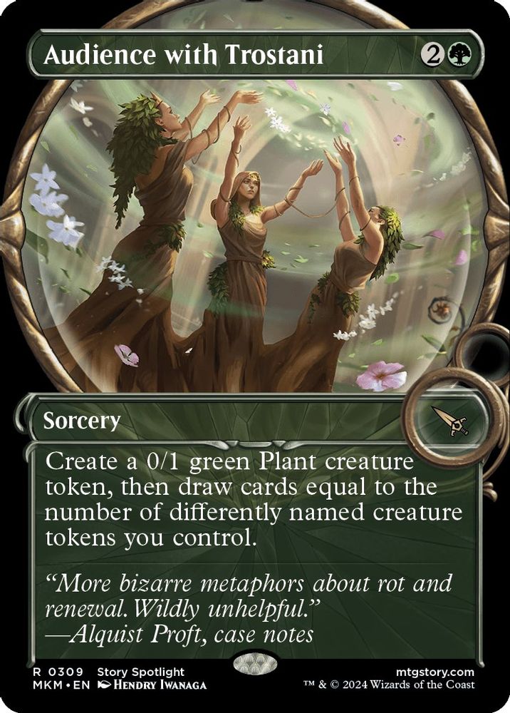 2024 Magic: The Gathering: Murders at Karlov Manor (MKM) - Audience with Trostani Showcase (#309, Rare) (Foil, Near Mint)