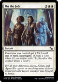 2024 Magic: The Gathering: Murders at Karlov Manor (MKM) - On the Job (#30, Common)
