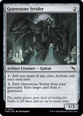 2024 Magic: The Gathering: Murders at Karlov Manor (MKM) - Gravestone Strider (#252, Common)