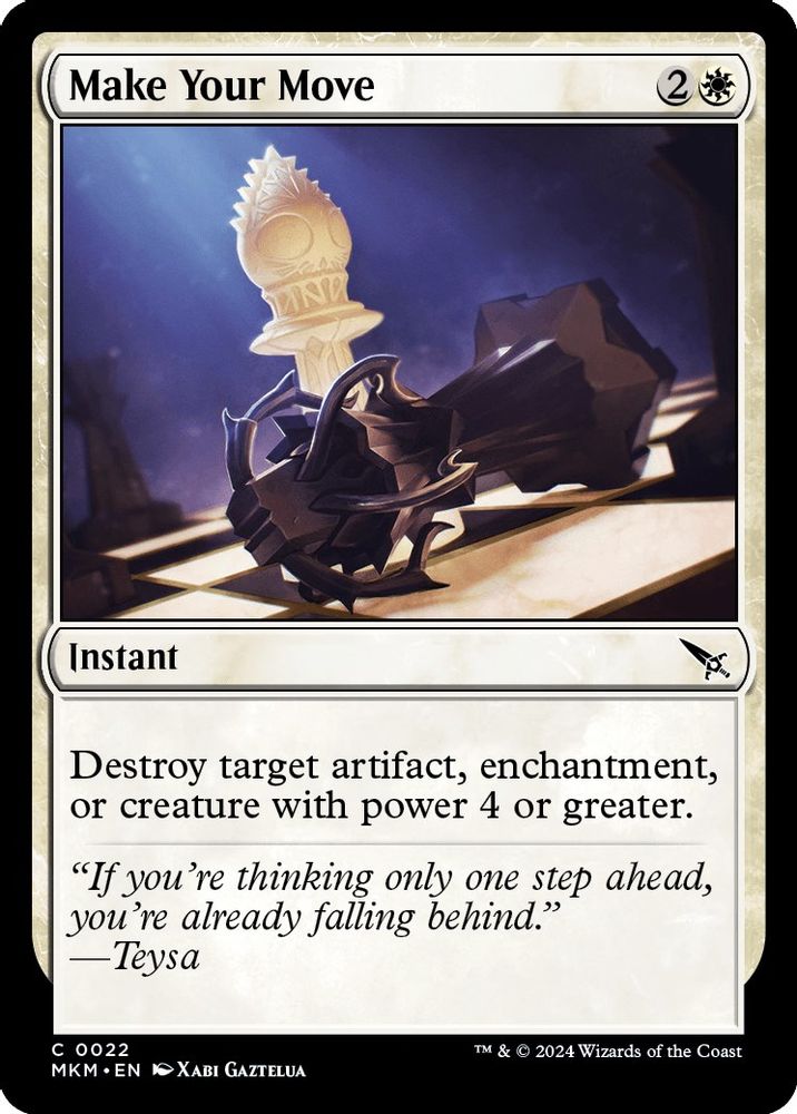 2024 Magic: The Gathering: Murders at Karlov Manor (MKM) - Make Your Move (#22, Common)