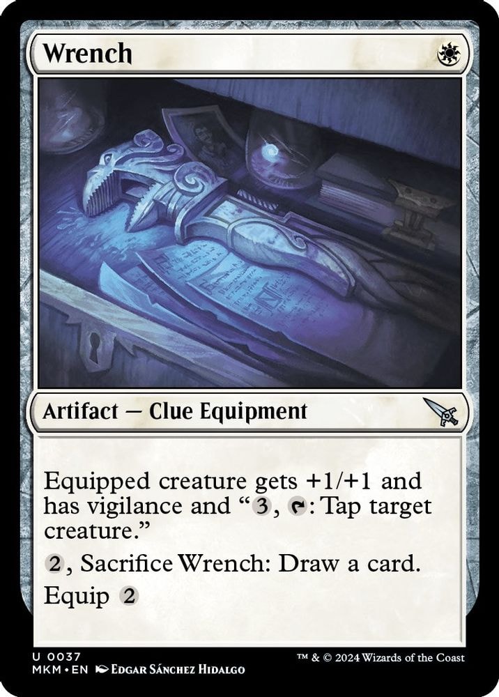 2024 Magic: The Gathering: Murders at Karlov Manor (MKM) - Wrench (#37, Uncommon)