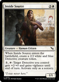 2024 Magic: The Gathering: Murders at Karlov Manor (MKM) - Inside Source (#19, Common)