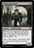 2024 Magic: The Gathering: Commander: Murders at Karlov Manor (MKC) - Whispering Snitch (#144, Uncommon) (, Near Mint)