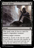 2024 Magic: The Gathering: Commander: Murders at Karlov Manor (MKC) - Price of Fame (#135, Uncommon) (, Near Mint)