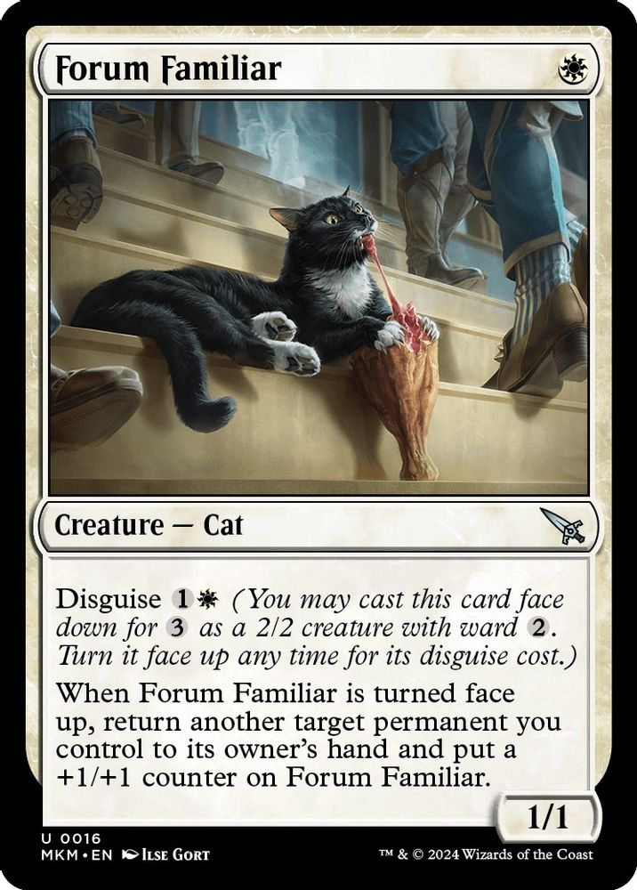 2024 Magic: The Gathering: Murders at Karlov Manor (MKM) - Forum Familiar (#16, Uncommon)