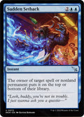 2024 Magic: The Gathering: Murders at Karlov Manor (MKM) - Sudden Setback a (#72, Uncommon) (, Near Mint)