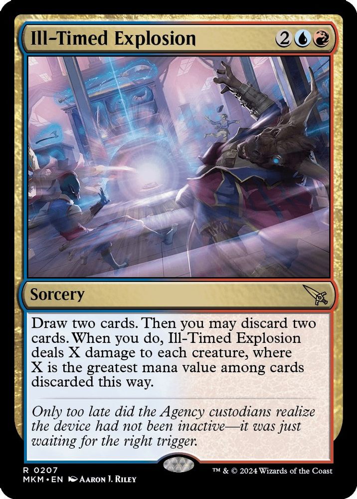 2024 Magic: The Gathering: Murders at Karlov Manor (MKM) - Ill Timed Explosion (#207, Rare) (, Near Mint)