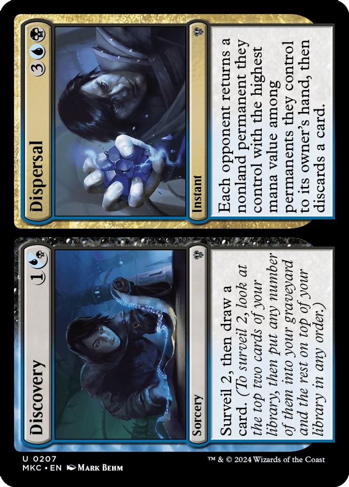2024 Magic: The Gathering: Commander: Murders at Karlov Manor (MKC) - Discovery Dispersal (#207, Uncommon) (, Near Mint)
