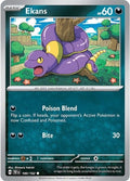 2024 Pokemon: SV05: Temporal Forces (TEF) - Ekans (#100/162, Common) (Reverse Holofoil, Near Mint)