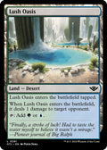 2024 Magic: The Gathering: Outlaws of Thunder Junction (OTJ) - Lush Oasis (#261, Land)