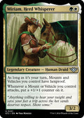 2024 Magic: The Gathering: Outlaws of Thunder Junction (OTJ) - Miriam Herd Whisperer (#221, Uncommon) (, Near Mint)