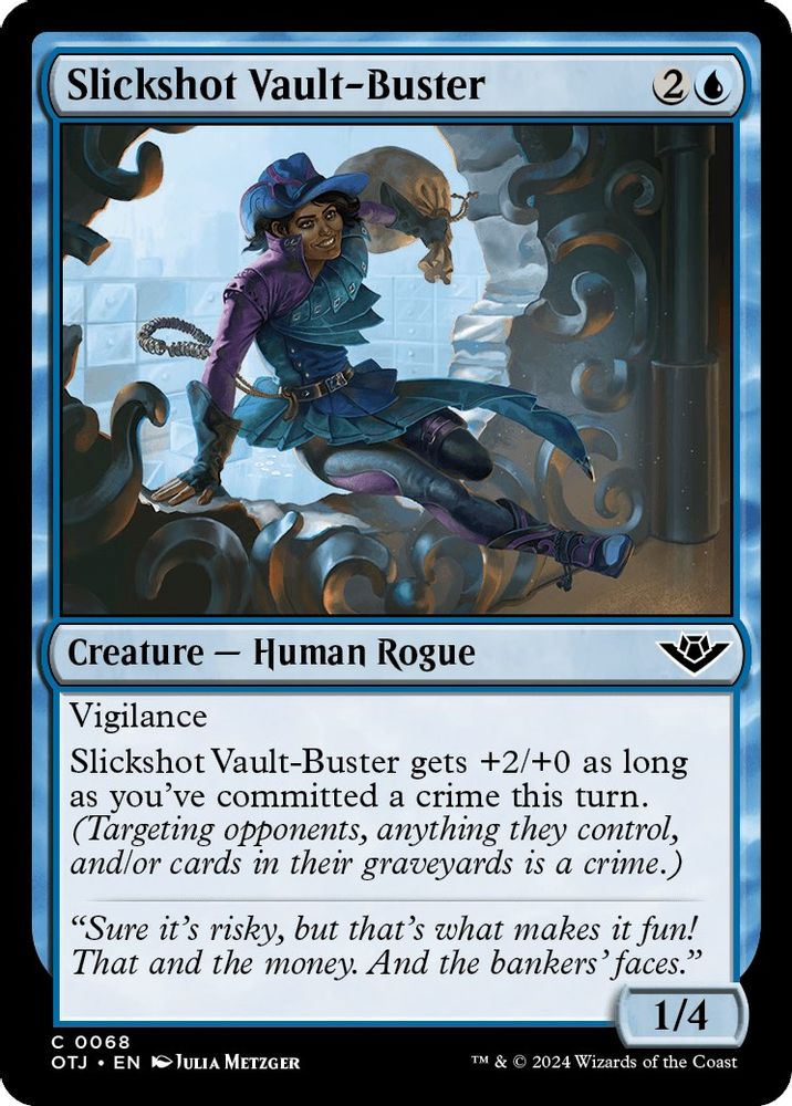 2024 Magic: The Gathering: Outlaws of Thunder Junction (OTJ) - Slickshot Vault Buster (#68, Common) (, Near Mint)