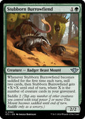 2024 Magic: The Gathering: Outlaws of Thunder Junction (OTJ) - Stubborn Burrowfiend (#184, Uncommon) (, Near Mint)