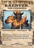 2024 Magic: The Gathering: Outlaws of Thunder Junction (OTJ) - Kaervek the Punisher Showcase (#289, Rare) (, Near Mint)