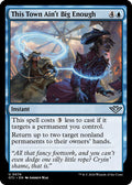 2024 Magic: The Gathering: Outlaws of Thunder Junction (OTJ) - This Town Aint Big Enough (#74, Uncommon) (, Near Mint)