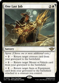 2024 Magic: The Gathering: Outlaws of Thunder Junction (OTJ) - One Last Job (#22, Rare) (, Near Mint)