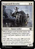 2024 Magic: The Gathering: Outlaws of Thunder Junction (OTJ) - Stagecoach Security (#30, Common)
