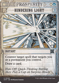 2024 Magic: The Gathering: Outlaws of Thunder Junction: Breaking News (OTP) - Hindering Light (#46, Uncommon)