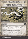 2024 Magic: The Gathering: Outlaws of Thunder Junction: Breaking News (OTP) - Fierce Retribution (#2, Uncommon) (, Near Mint)