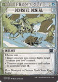 2024 Magic: The Gathering: Outlaws of Thunder Junction: Breaking News (OTP) - Decisive Denial (#42, Uncommon) (, Near Mint)