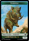 2024 Magic: The Gathering: Outlaws of Thunder Junction (OTJ) - Elemental Plot Double Sided Token (#12 // 20, T) (, Near Mint)