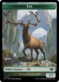2024 Magic: The Gathering: Outlaws of Thunder Junction (OTJ) - Elk Plot Double Sided Token (#13 // 20, T) (, Near Mint)