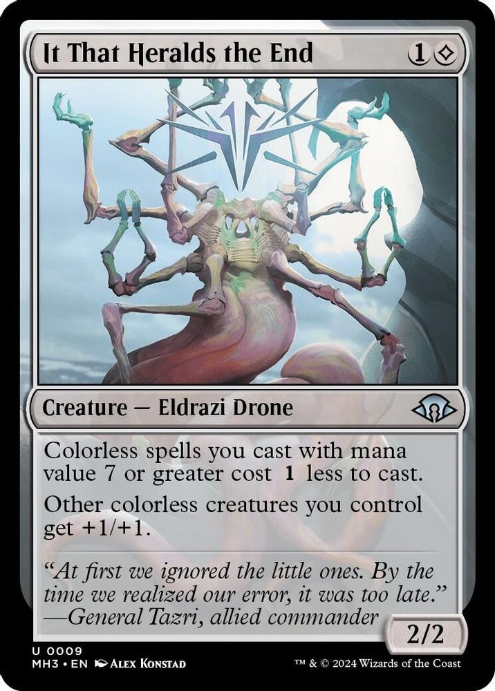 2024 Magic: The Gathering: Modern Horizons 3 (MH3) - It That Heralds the End (#9, Uncommon)