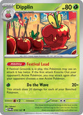 2024 Pokemon: SV06: Twilight Masquerade (TWM) - Dipplin 018 167 (#018/167, Uncommon)