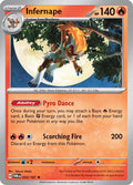 2024 Pokemon: SV06: Twilight Masquerade (TWM) - Infernape 033 167 (#033/167, Rare) (Holofoil, Near Mint)