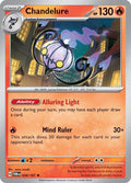 2024 Pokemon: SV06: Twilight Masquerade (TWM) - Chandelure (#038/167, Rare) (Holofoil, Near Mint)