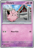 2024 Pokemon: SV06: Twilight Masquerade (TWM) - Clefairy (#078/167, Common) (Reverse Holofoil, Near Mint)