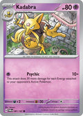 2024 Pokemon: SV06: Twilight Masquerade (TWM) - Kadabra (#081/167, Common) (, Near Mint)