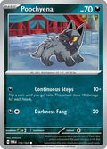 2024 Pokemon: SV06: Twilight Masquerade (TWM) - Poochyena (#113/167, Common) (, Near Mint)