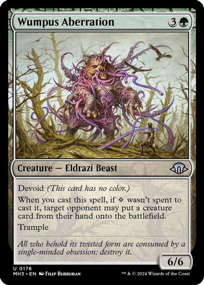 2024 Magic: The Gathering: Modern Horizons 3 (MH3) - Wumpus Aberration (#176, Uncommon)