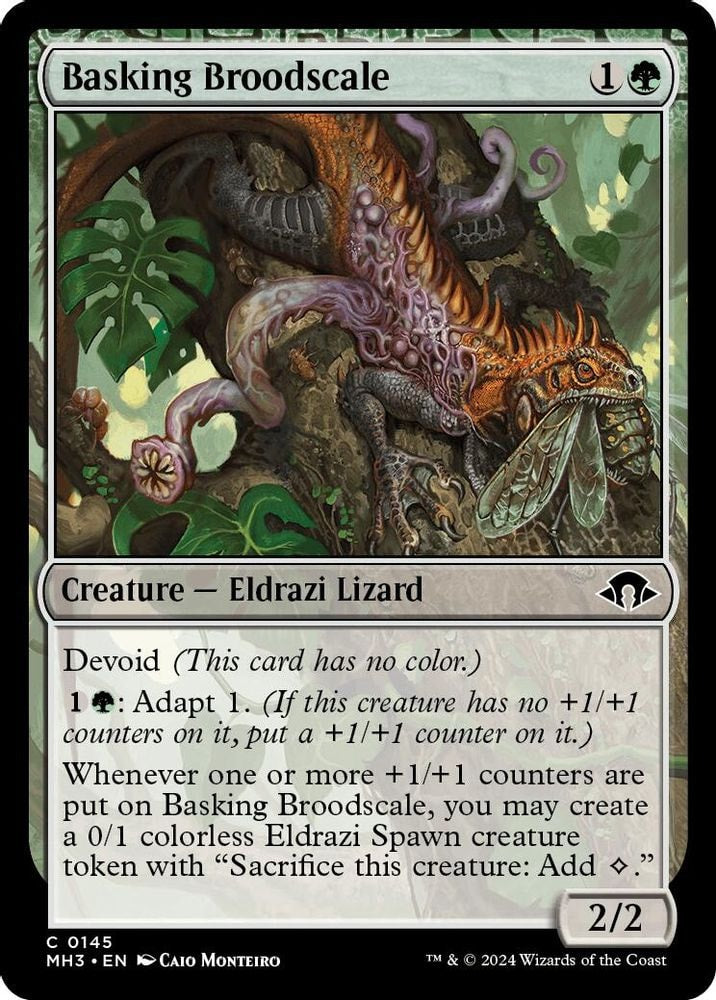 2024 Magic: The Gathering: Modern Horizons 3 (MH3) - Basking Broodscale (#145, Common)