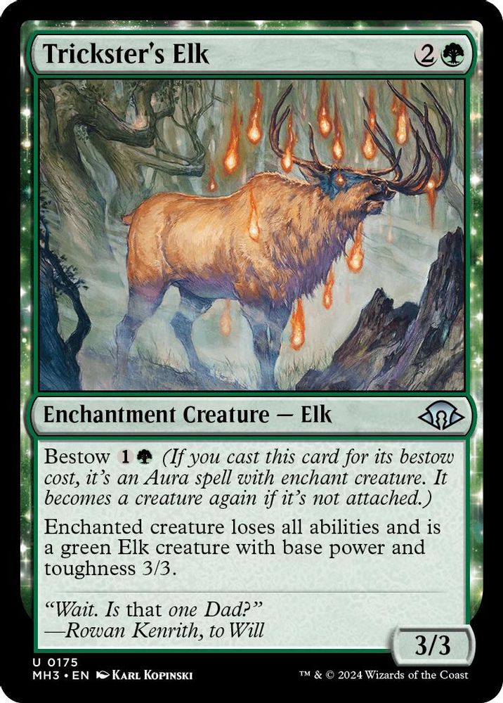 2024 Magic: The Gathering: Modern Horizons 3 (MH3) - Tricksters Elk (#175, Uncommon) (, Near Mint)