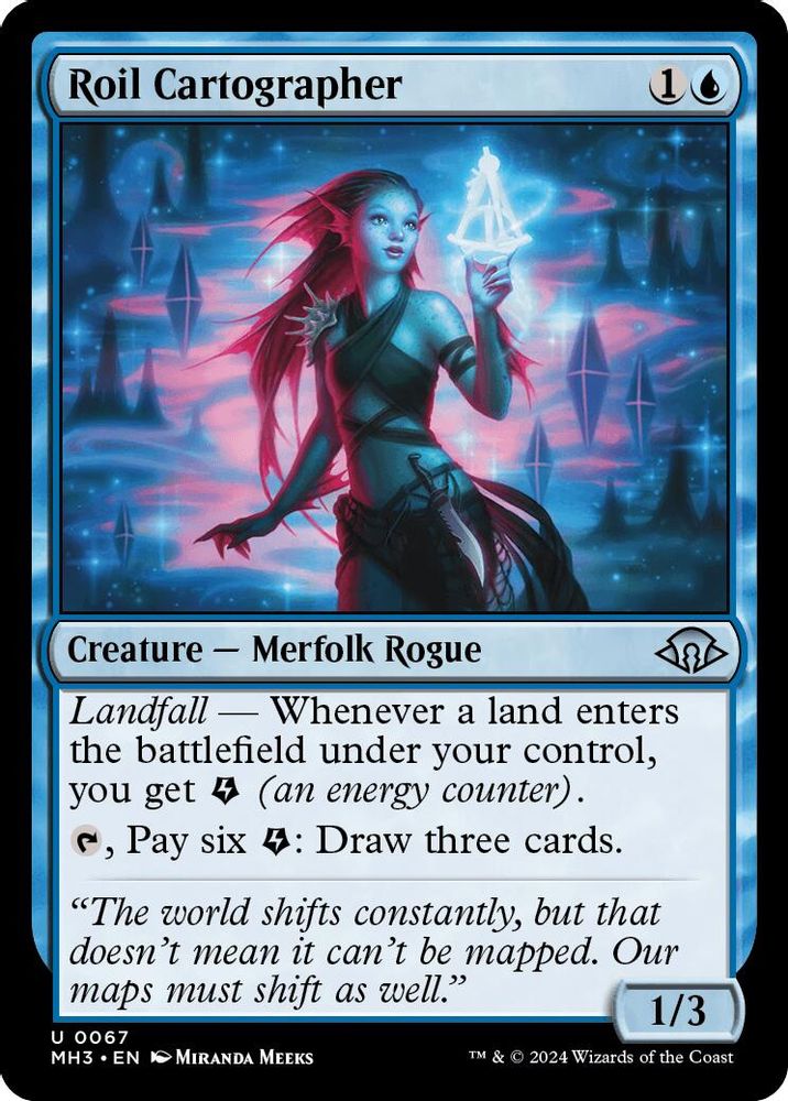 2024 Magic: The Gathering: Modern Horizons 3 (MH3) - Roil Cartographer (#67, Uncommon)