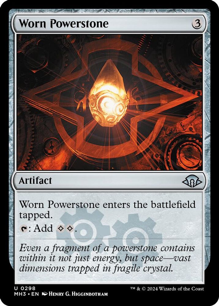 2024 Magic: The Gathering: Modern Horizons 3 (MH3) - Worn Powerstone (#298, Uncommon) (, Near Mint)