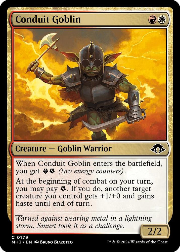 2024 Magic: The Gathering: Modern Horizons 3 (MH3) - Conduit Goblin (#179, Common) (, Near Mint)
