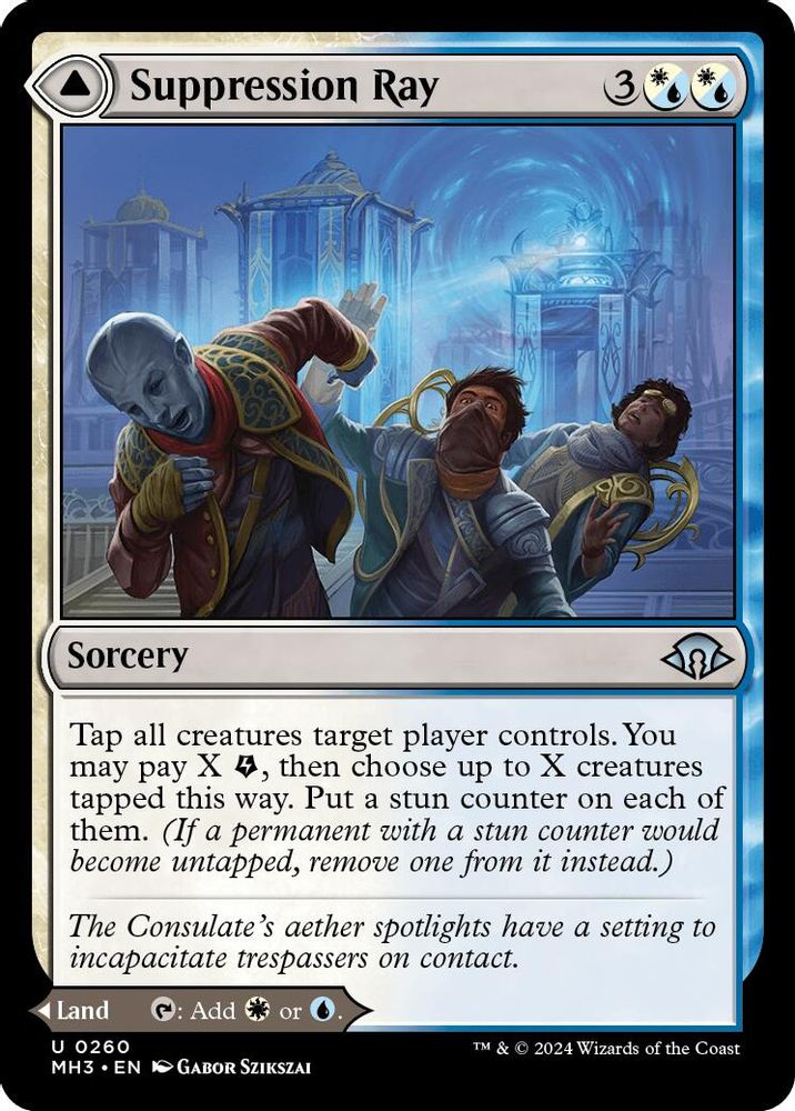 2024 Magic: The Gathering: Modern Horizons 3 (MH3) - Suppression Ray (#260, Uncommon) (, Near Mint)