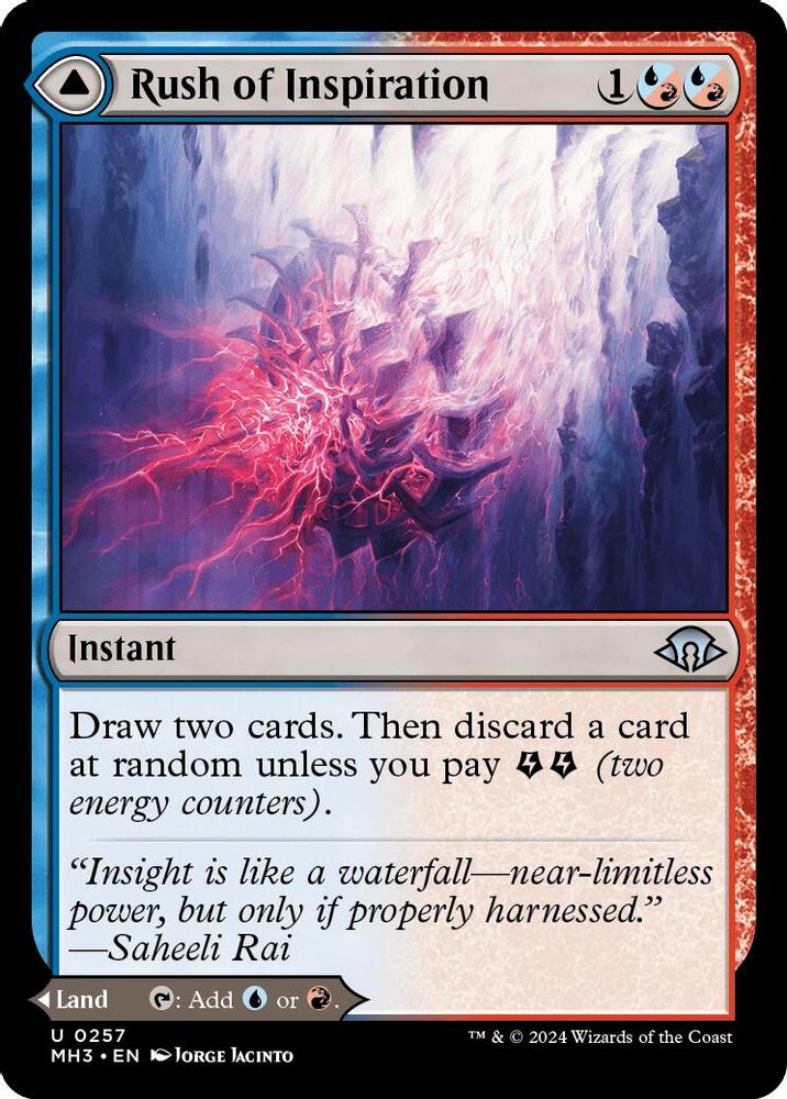 2024 Magic: The Gathering: Modern Horizons 3 (MH3) - Rush of Inspiration (#257, Uncommon) (, Near Mint)