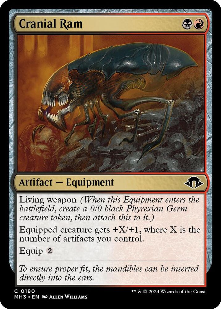 2024 Magic: The Gathering: Modern Horizons 3 (MH3) - Cranial Ram (#180, Common) (, Near Mint)