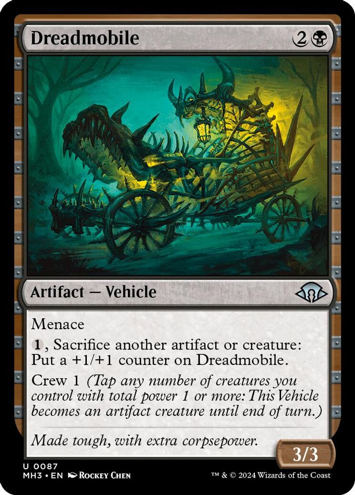 2024 Magic: The Gathering: Modern Horizons 3 (MH3) - Dreadmobile (#87, Uncommon) (, Near Mint)