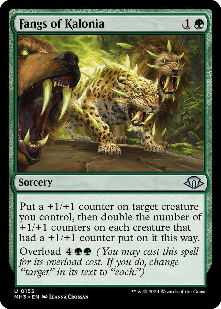 2024 Magic: The Gathering: Modern Horizons 3 (MH3) - Fangs of Kalonia (#153, Uncommon)